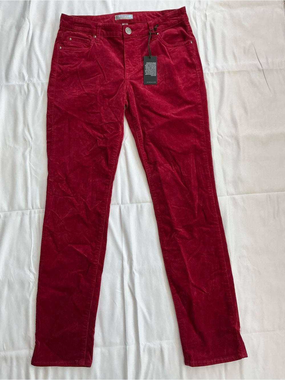 Kut from the Kloth Red Corduroy Boyfriend Jeans